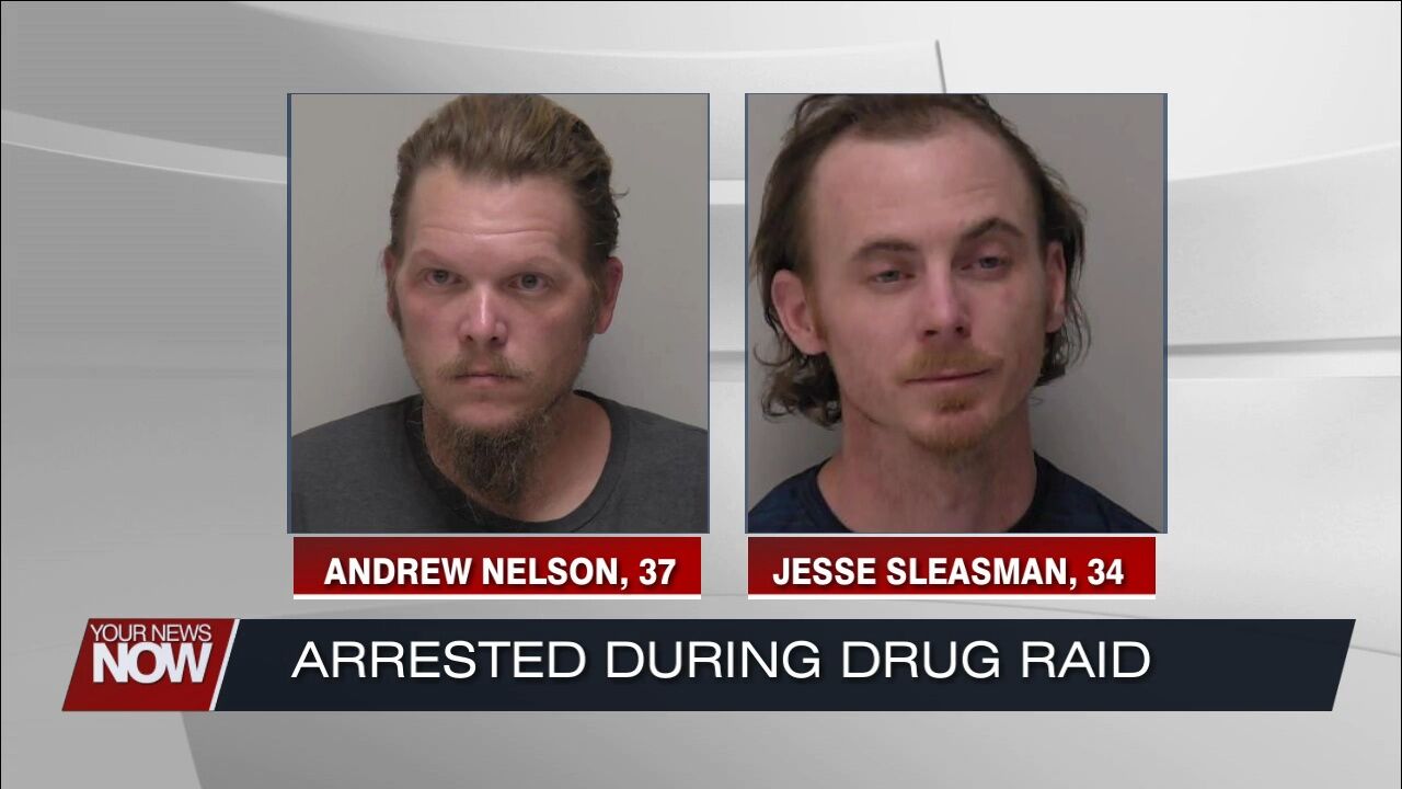 Two men in custody after an early morning drug raid in Findlay